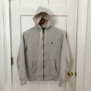 Polo Ralph Lauren Zip Hoodie Thermal Hood Grey